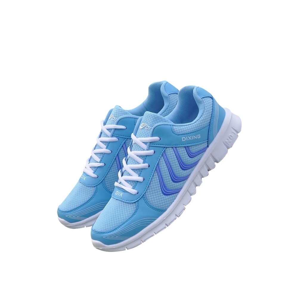 Women Shoe Unisex Breathable Lace Up Light Weight Shoe Round Toe Casual Sneaker
